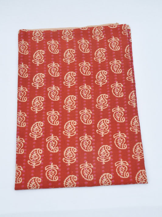 Kalamkari Cotton Running Fabric [D20830022]
