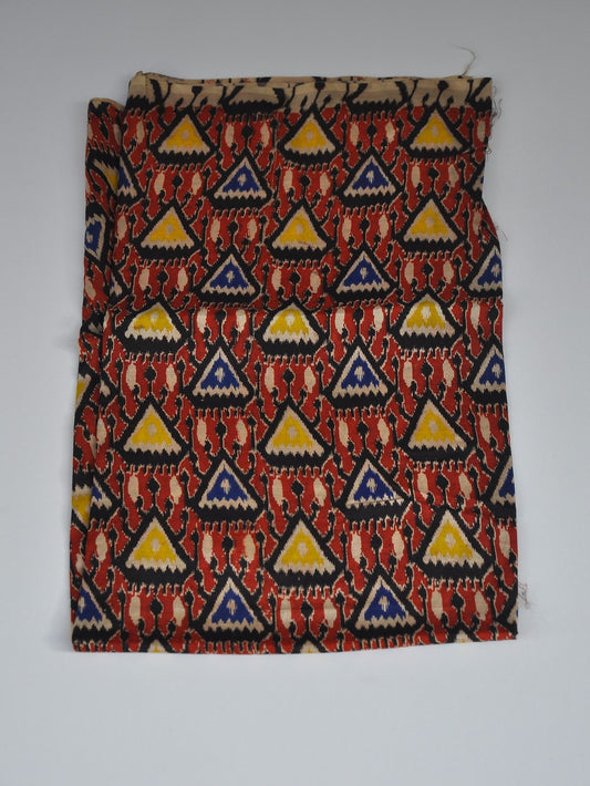 Kalamkari Silk Running Fabric [D10725027]