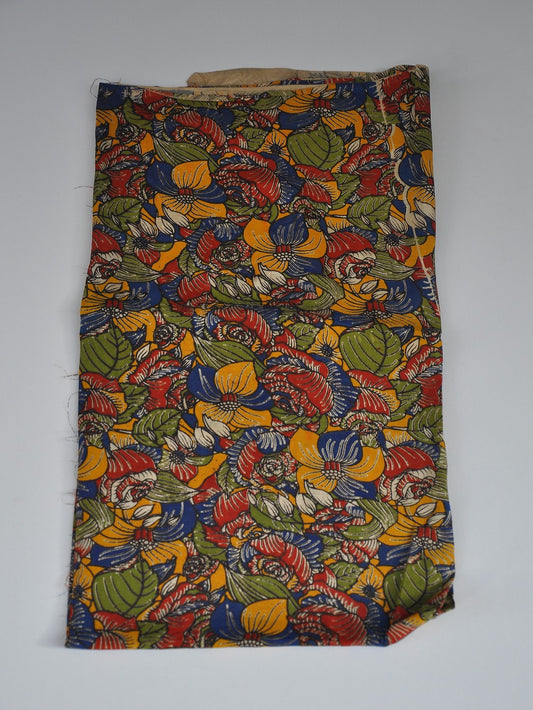 Kalamkari Silk Running Fabric [D10725030]