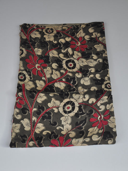 Kalamkari Silk Running Fabric [D10725035]