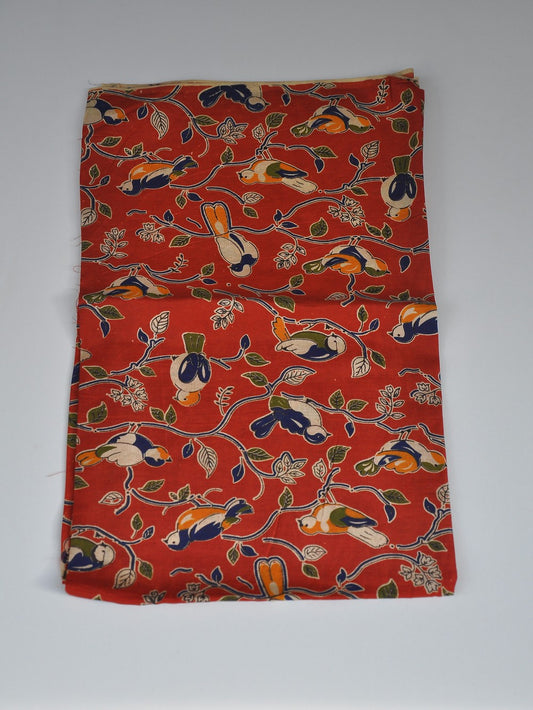 Kalamkari Silk Running Fabric [D10725039]