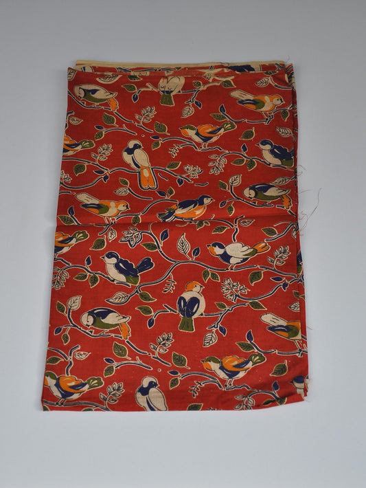 Kalamkari Silk Running Fabric [D10725041]
