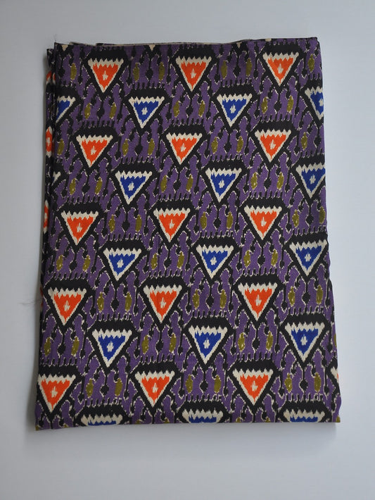 Kalamkari Silk Running Fabric [D10725045]