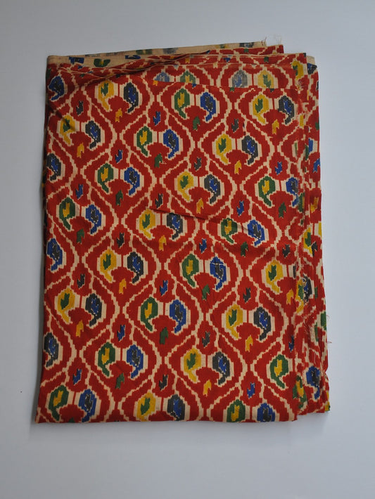 Kalamkari Silk Running Fabric [D10725052]