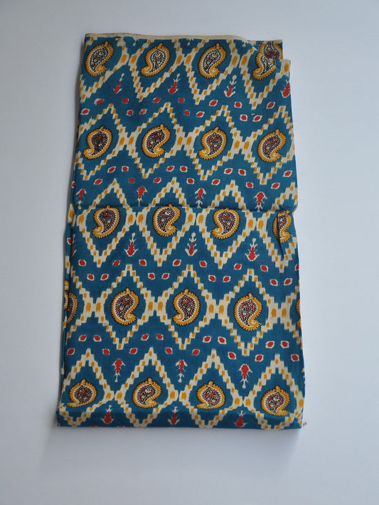 Kalamkari Silk Running Fabric [D10725055]