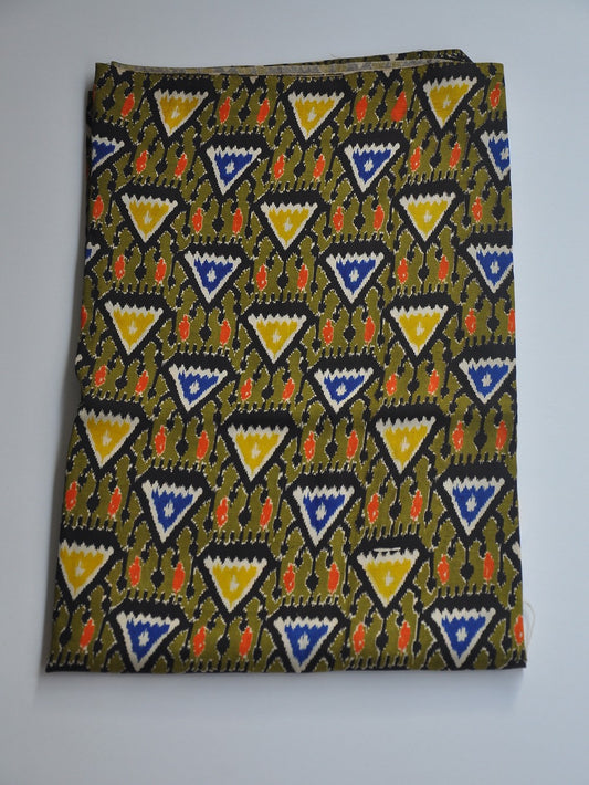 Kalamkari Silk Running Fabric [D10725058]