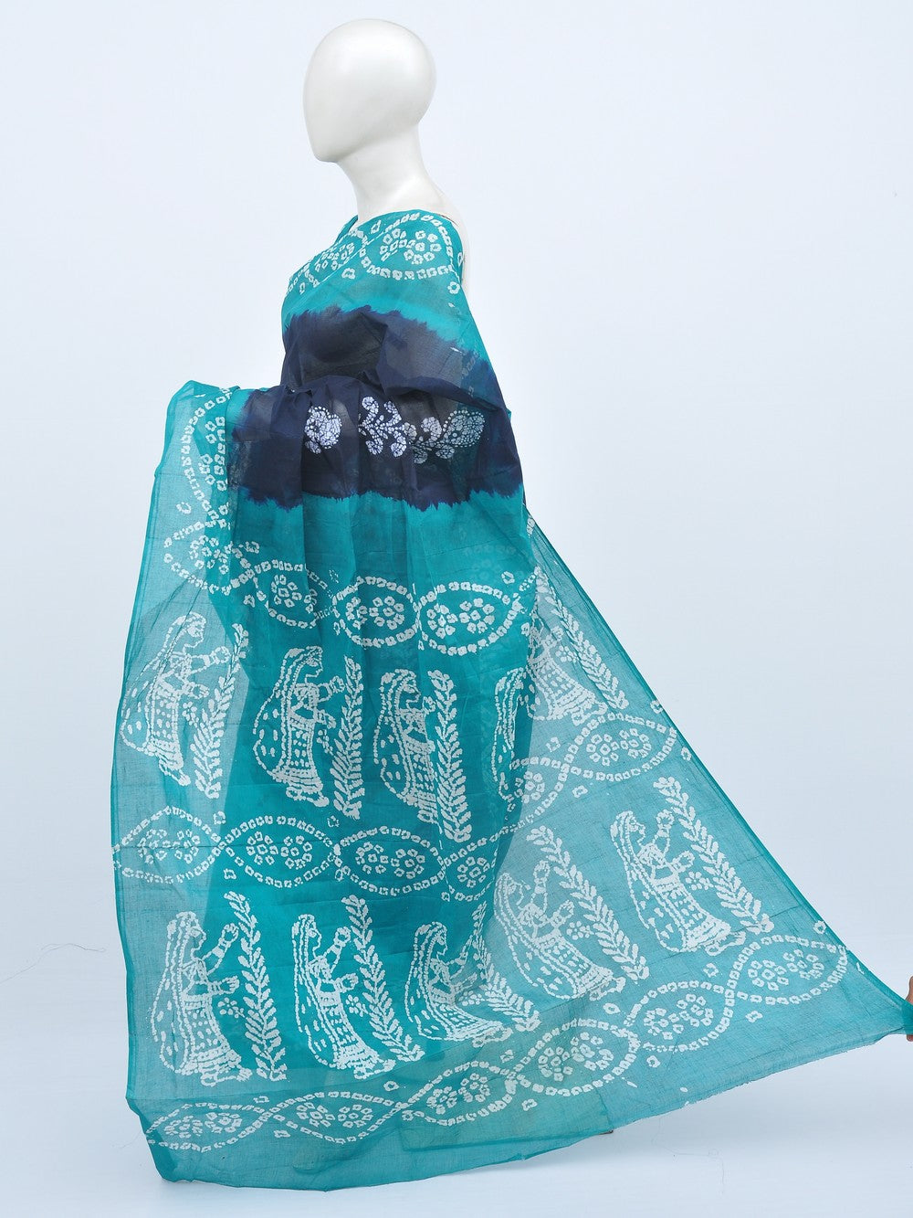 Batik Pure Cotton Saree [D20628012]