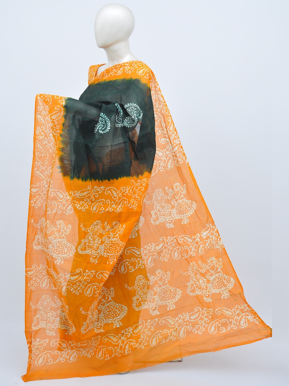 Batik Pure Cotton Saree [D20629009]