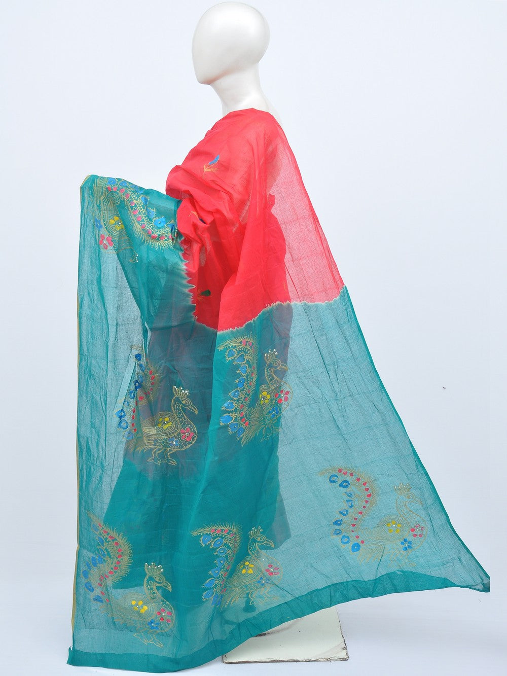 Batik Pure Cotton Saree [D20629022]