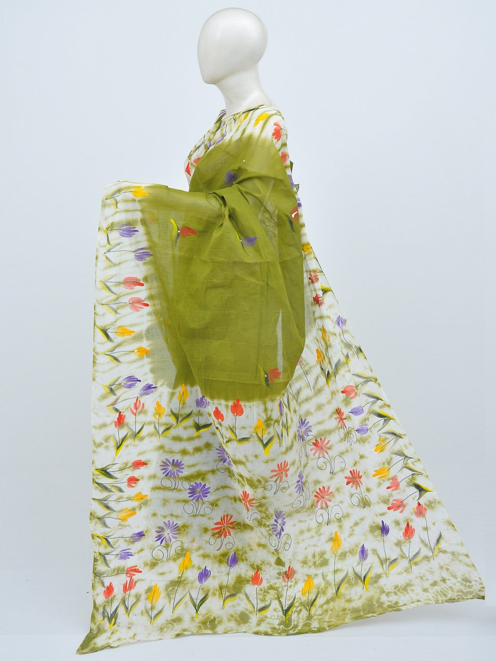 Batik Pure Cotton Saree [D21203001]