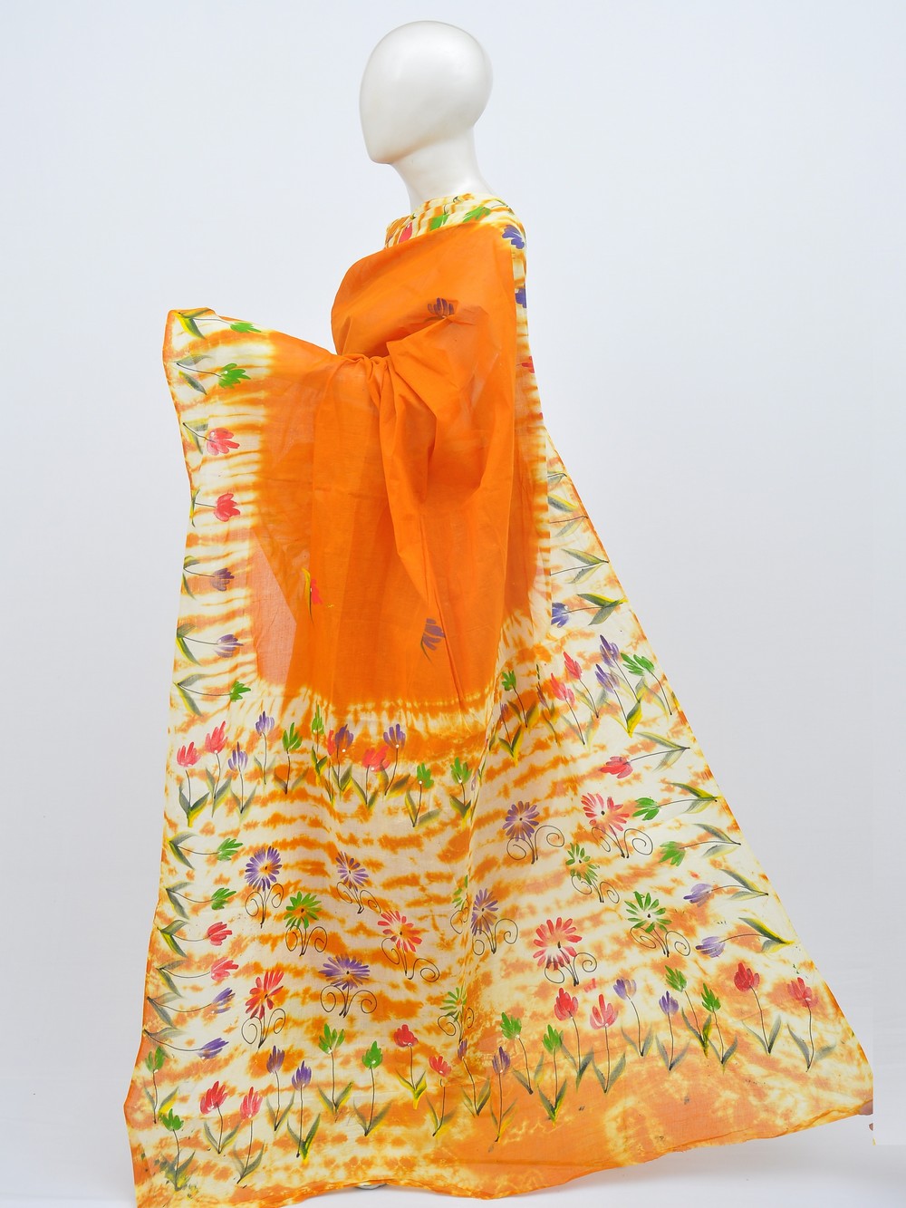 Batik Pure Cotton Saree [D21203002]