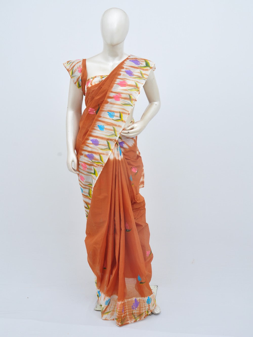 Batik Pure Cotton Saree [D21203005]