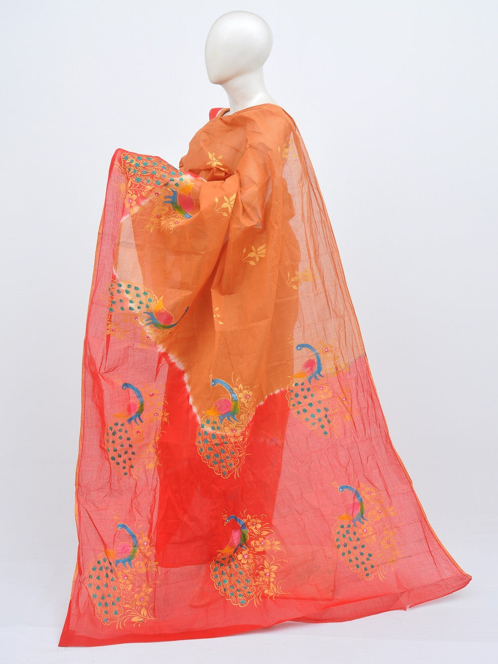 Batik Pure Cotton Saree [D21203015]