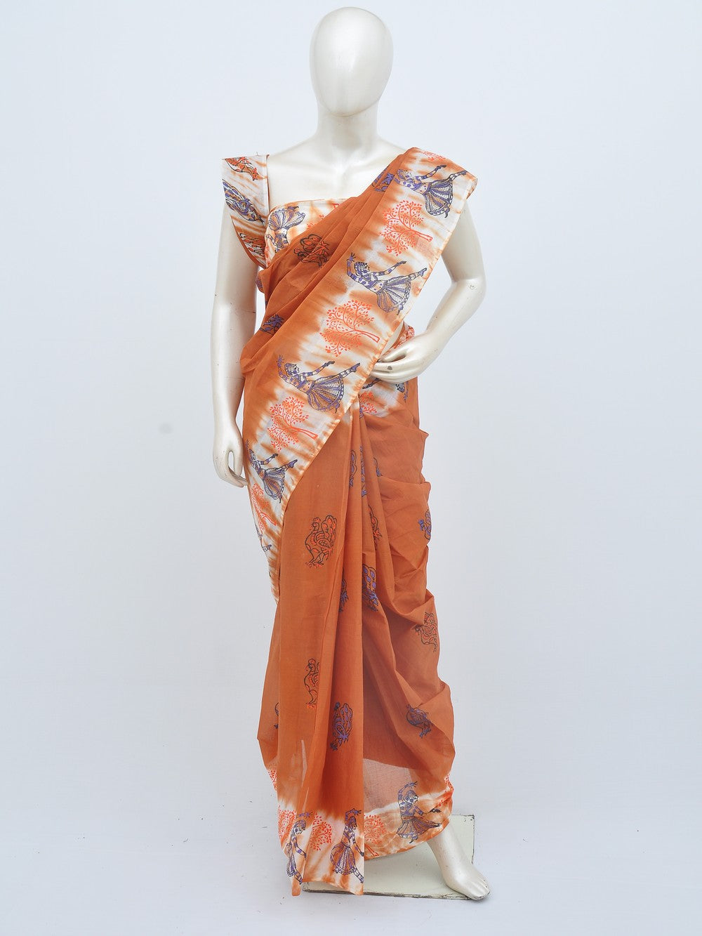 Batik Pure Cotton Saree [D21206026]