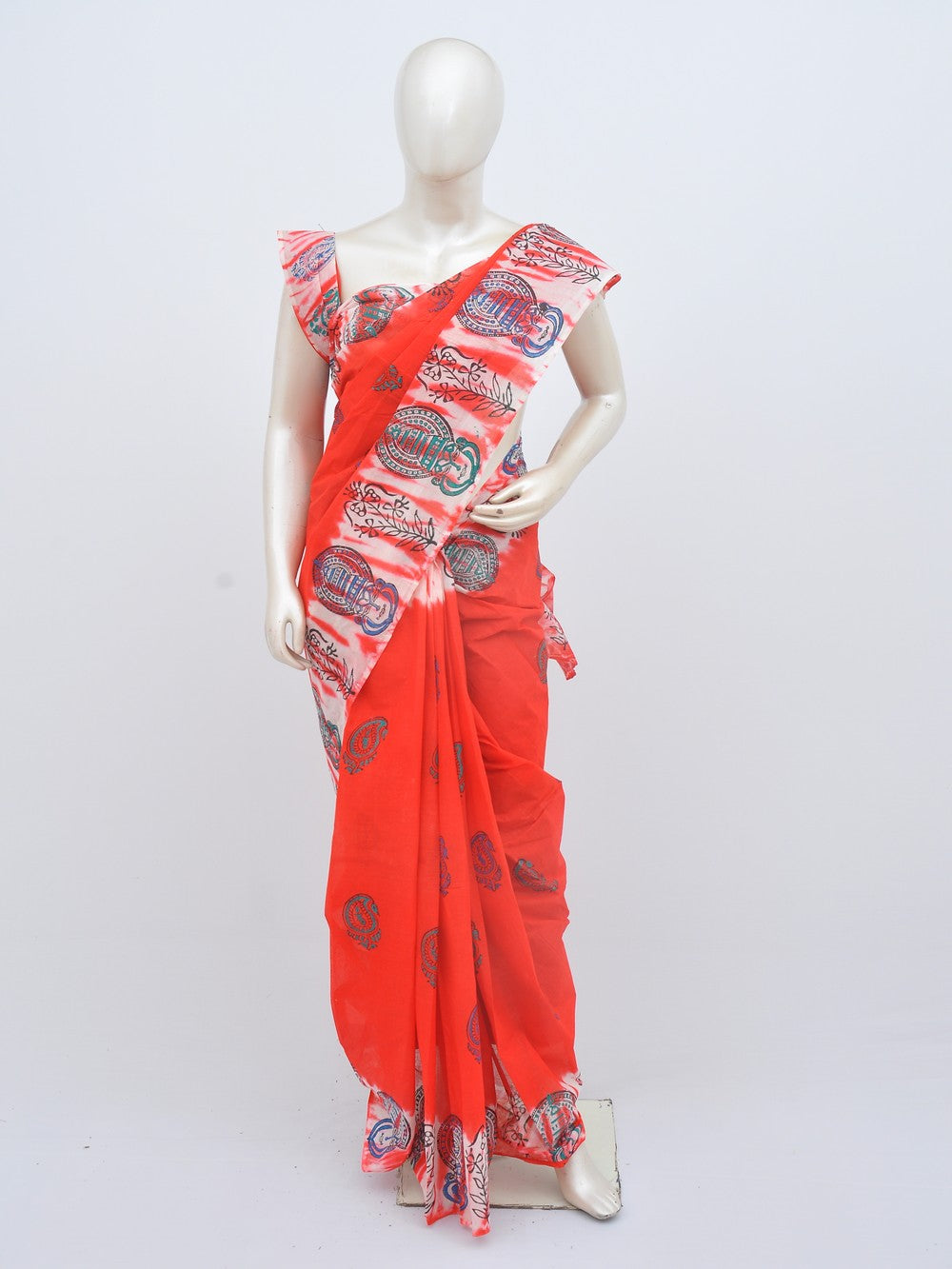 Batik Pure Cotton Saree [D21206031]