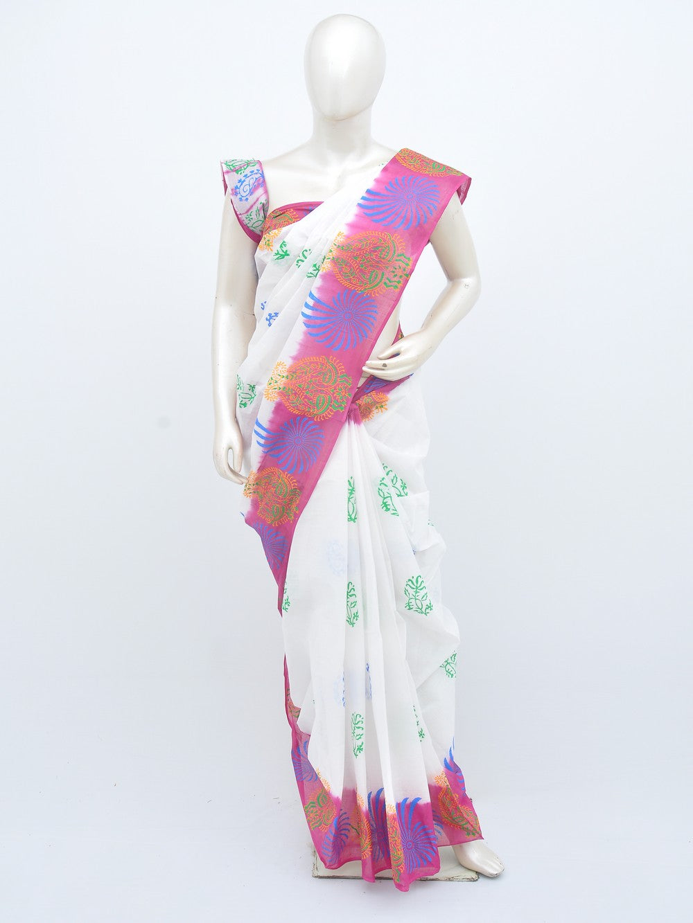 Batik Pure Cotton Saree [D21206034]