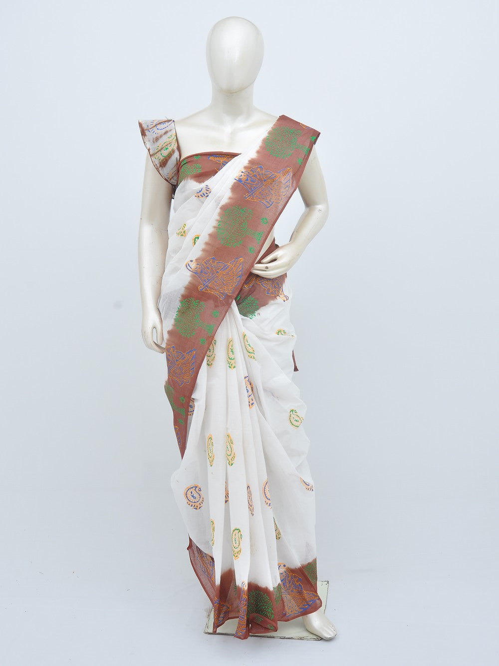 Batik Pure Cotton Saree [D21206035]