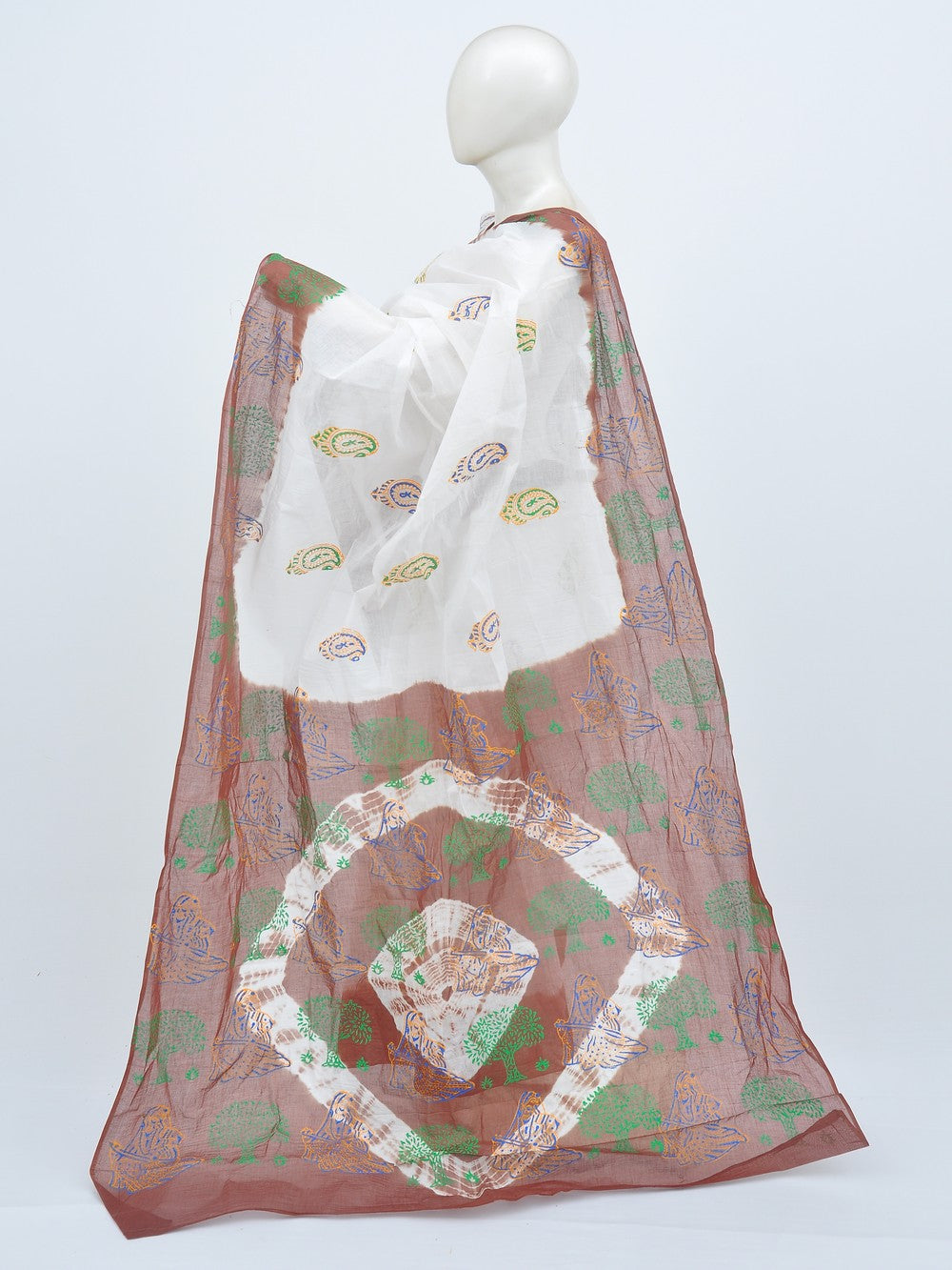 Batik Pure Cotton Saree [D21206035]