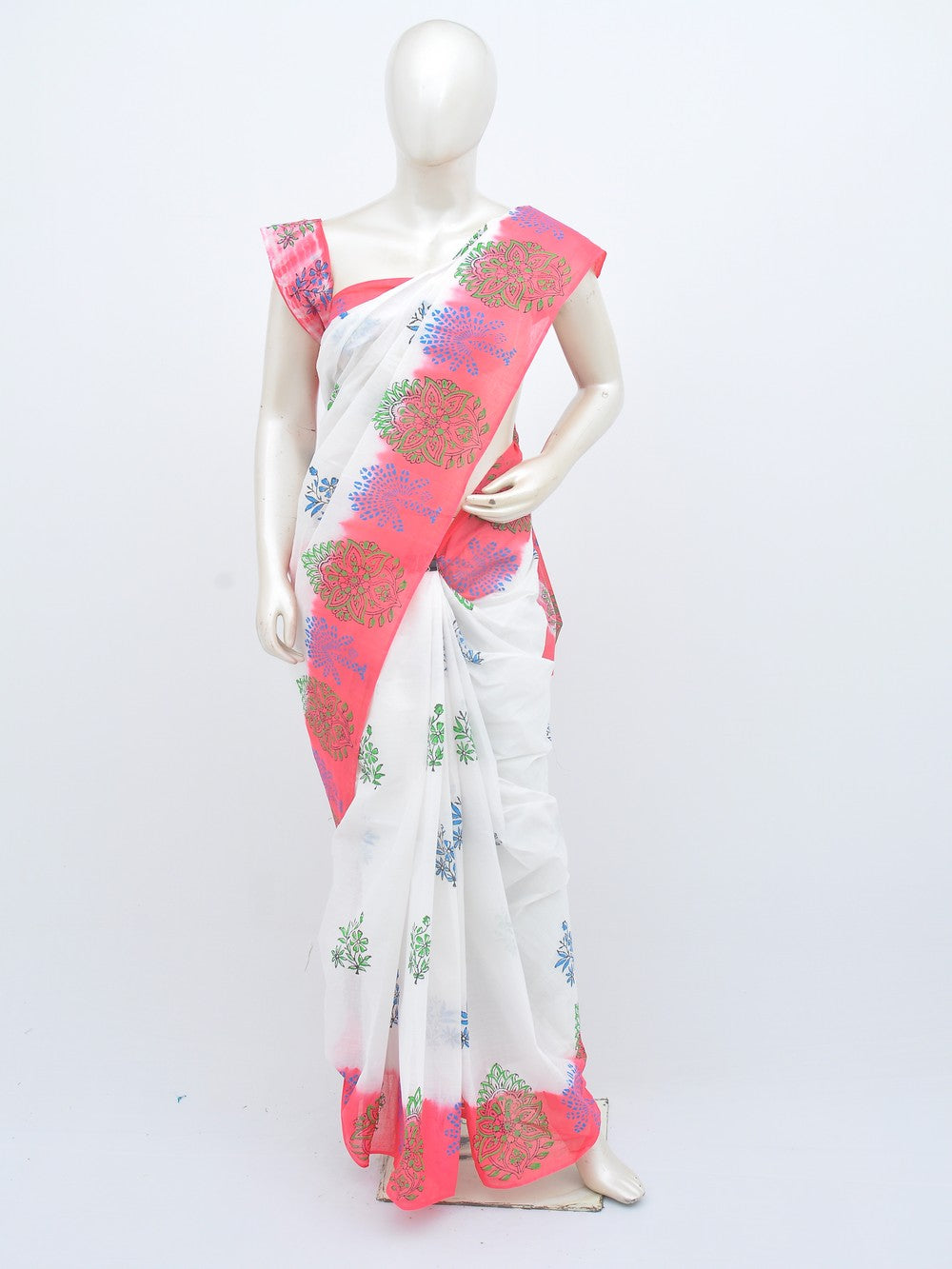 Batik Pure Cotton Saree [D21206037]