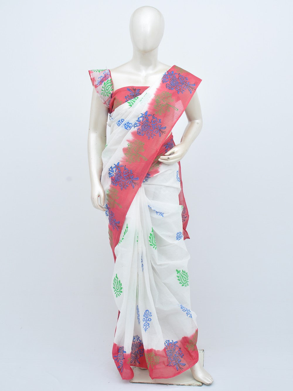 Batik Pure Cotton Saree [D21206040]