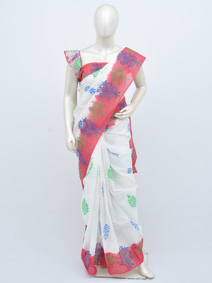 Batik Pure Cotton Saree [D21206040]