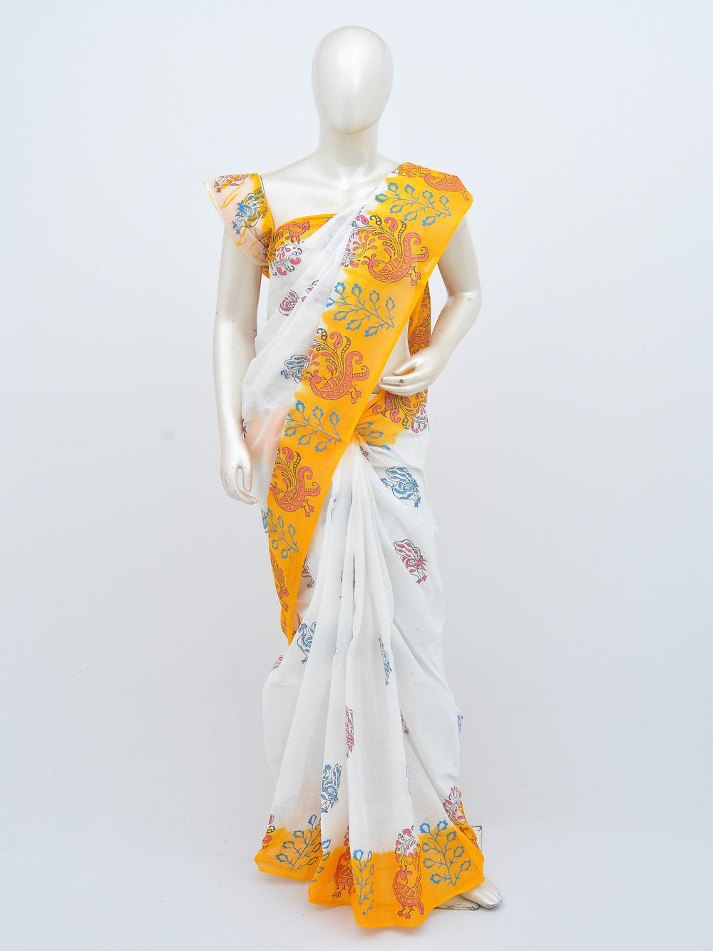 Batik Pure Cotton Saree [D21206042]