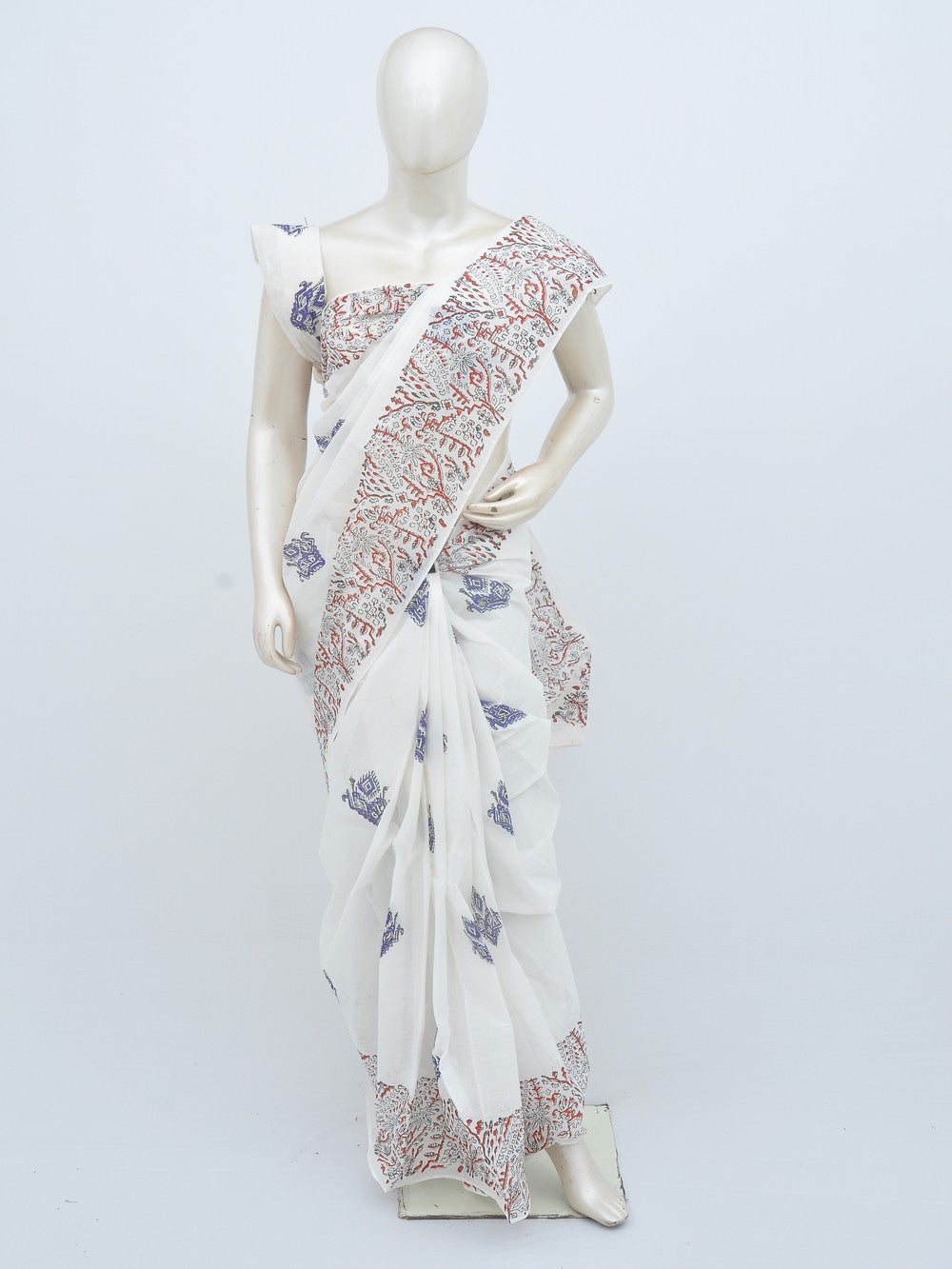Batik Pure Cotton Saree [D21206046]