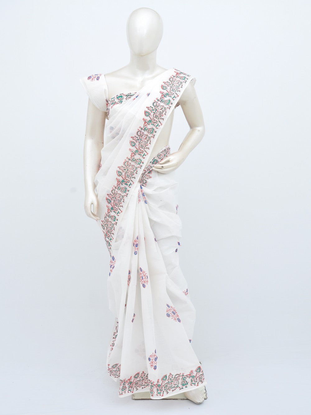 Batik Pure Cotton Saree [D21206049]
