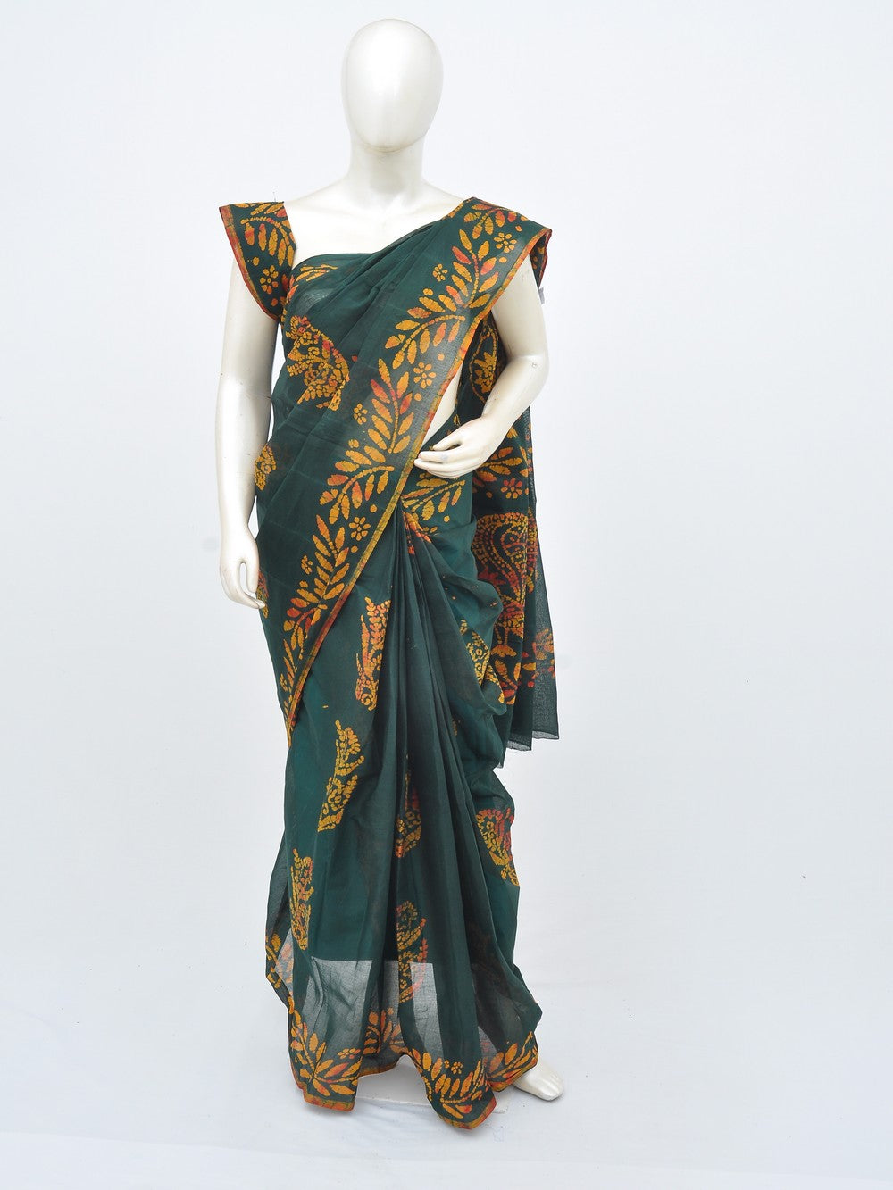 Batik Pure Cotton Saree [D30222024]