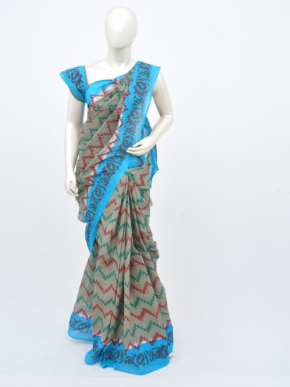 Batik Pure Cotton Saree [D30224007]
