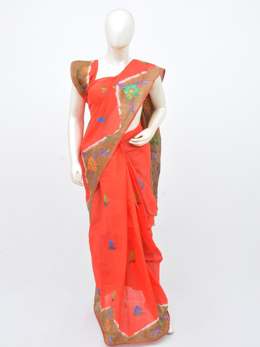 Batik Pure Cotton Saree [D30224014]