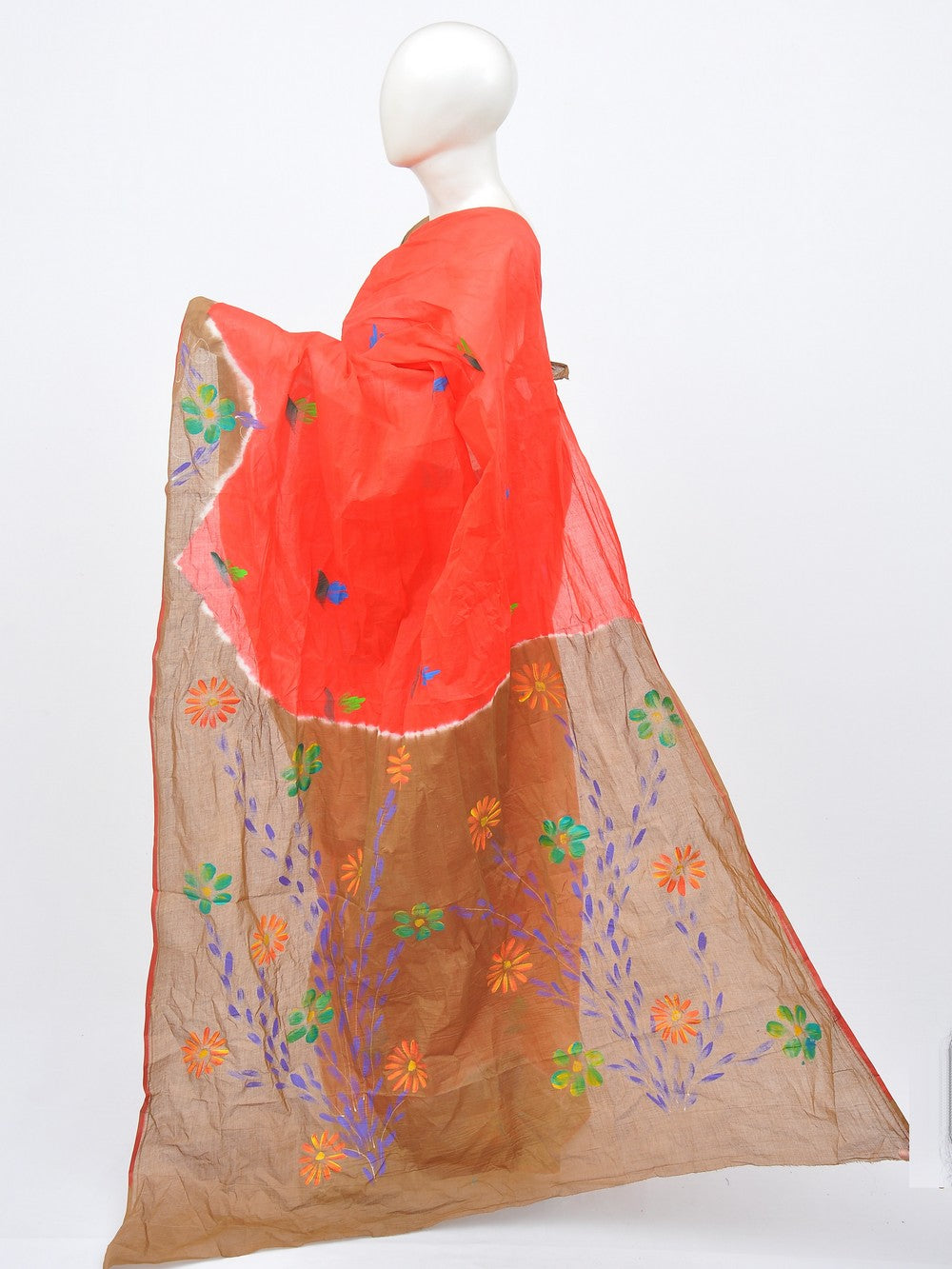 Batik Pure Cotton Saree [D30224014]