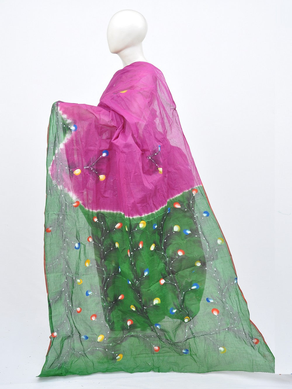 Batik Pure Cotton Saree [D30224019]