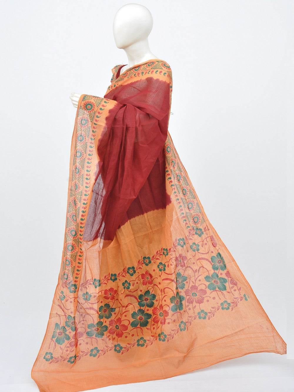 Batik Pure Cotton Saree [D30227002]