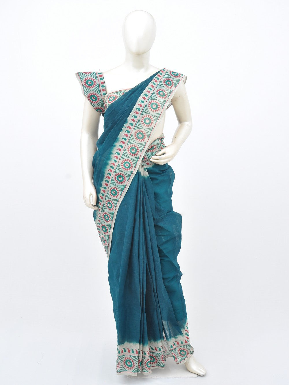 Batik Pure Cotton Saree [D30227004]
