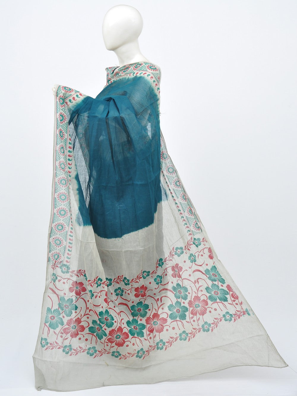 Batik Pure Cotton Saree [D30227004]