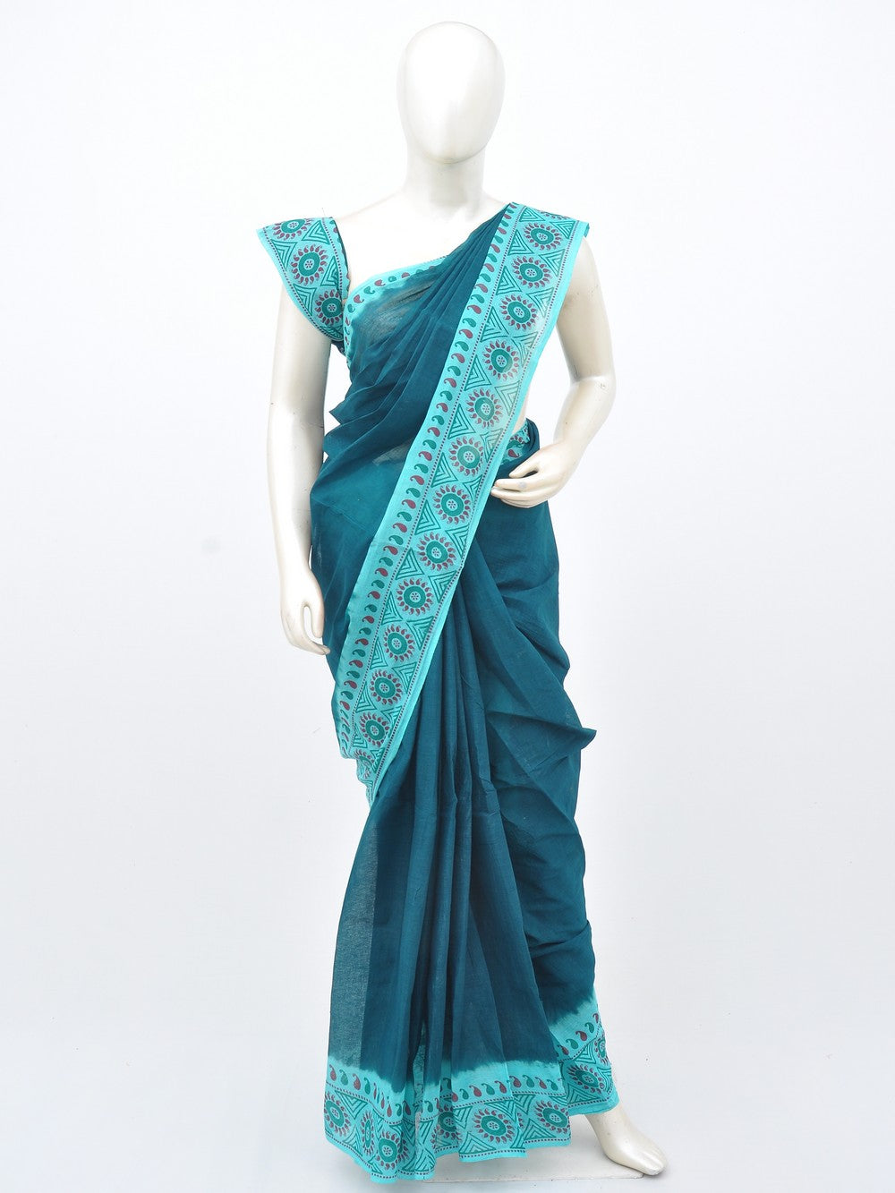Batik Pure Cotton Saree [D30227008]