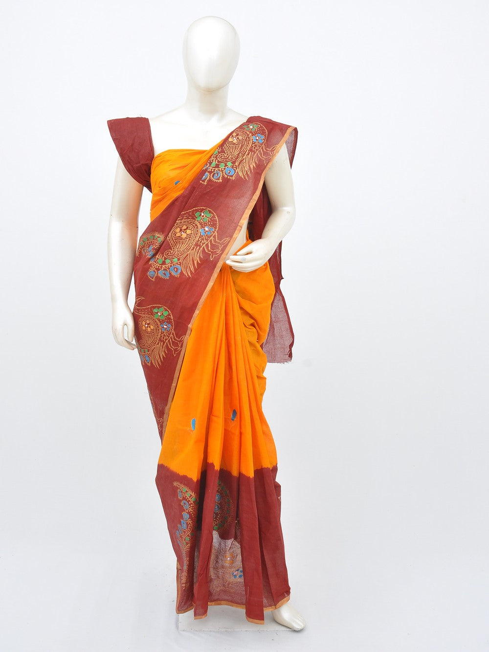 Batik Pure Cotton Saree [D30227010]