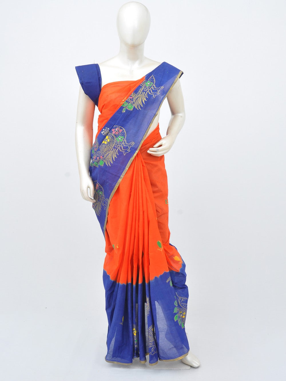 Batik Pure Cotton Saree [D30227013]