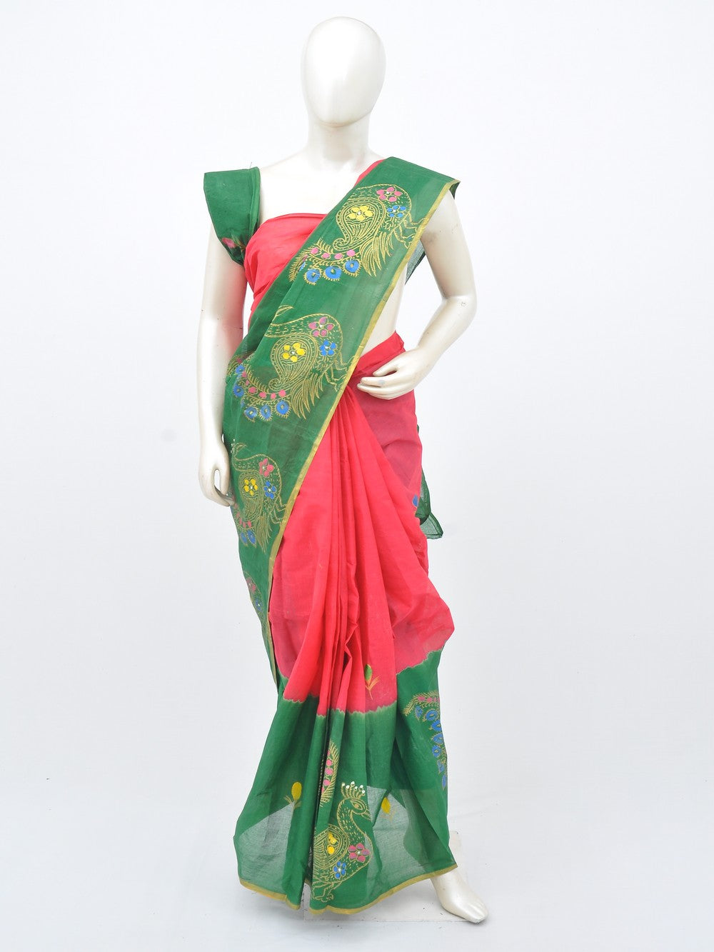 Batik Pure Cotton Saree [D30227015]