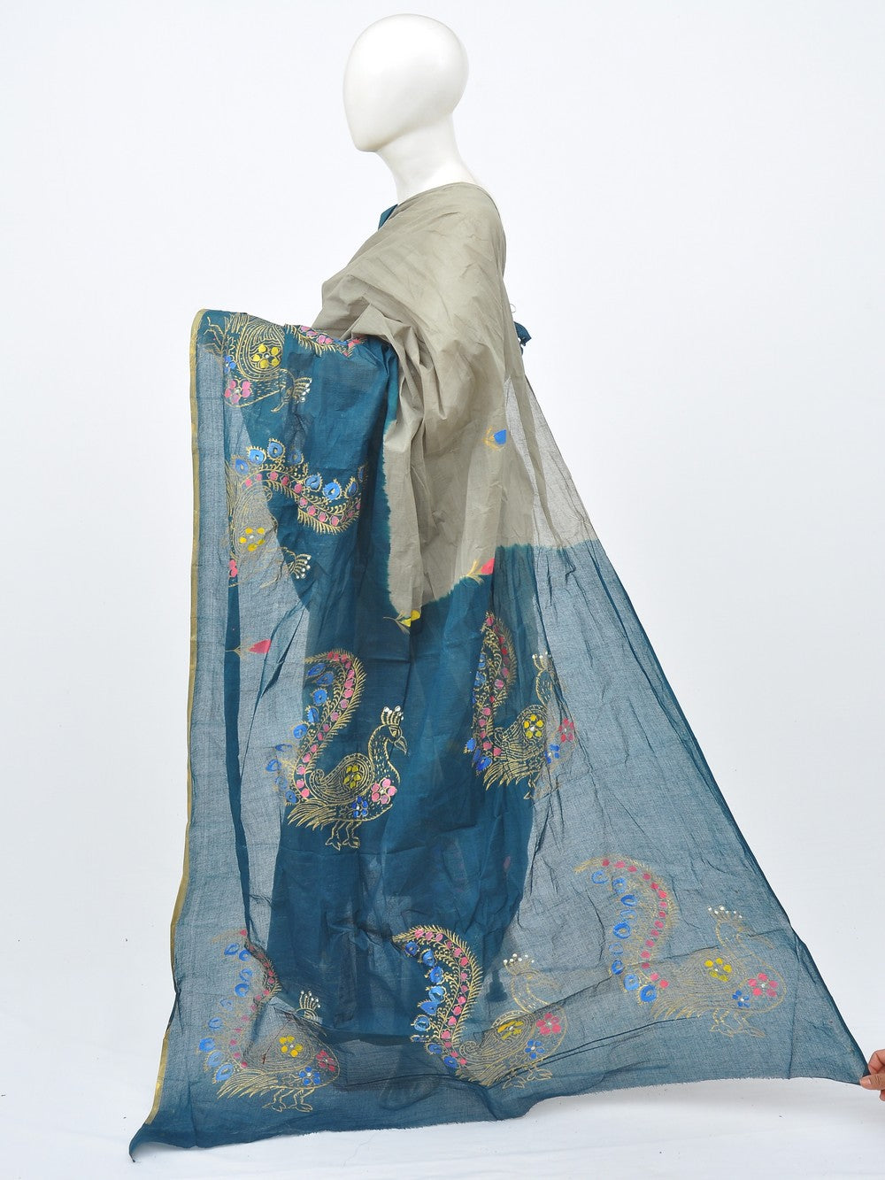 Batik Pure Cotton Saree [D30227018]