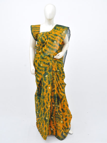 Batik Pure Cotton Saree [D30227021]