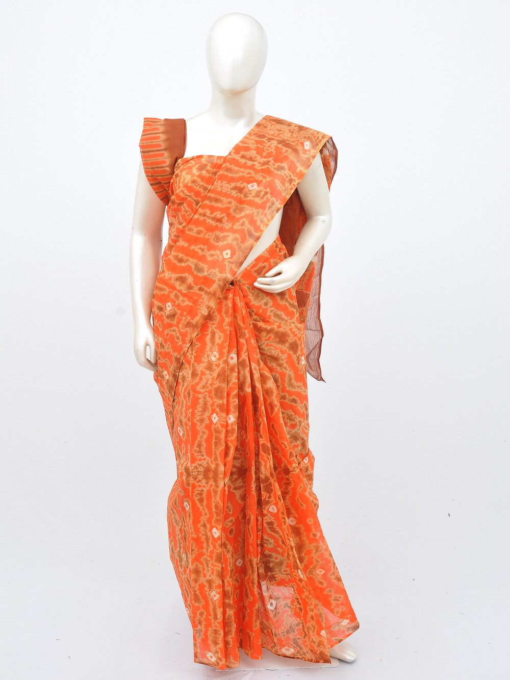 Batik Pure Cotton Saree [D30227025]
