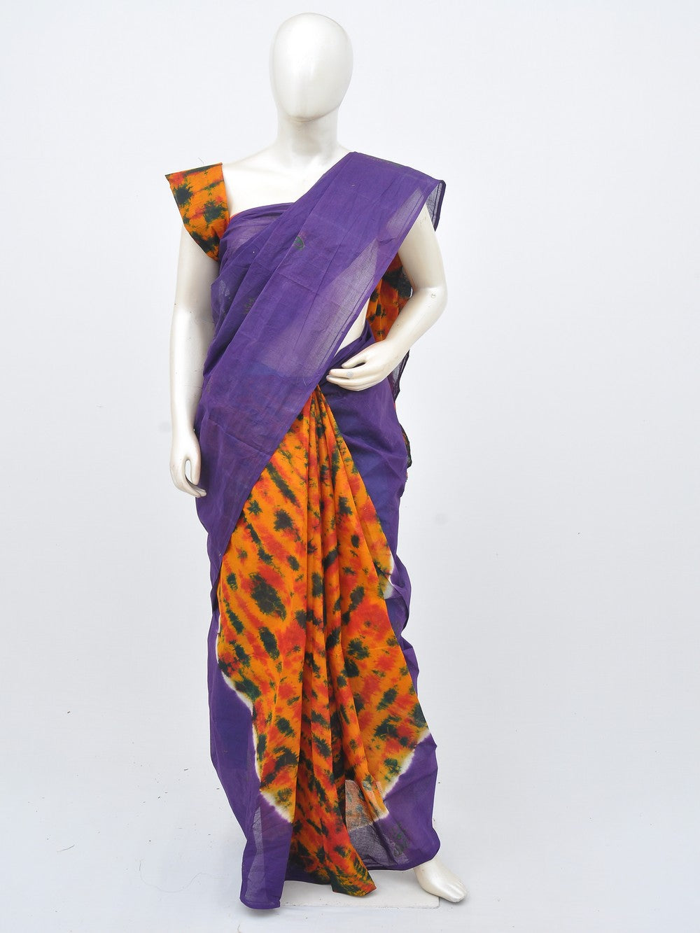 Batik Pure Cotton Saree [D30227047]
