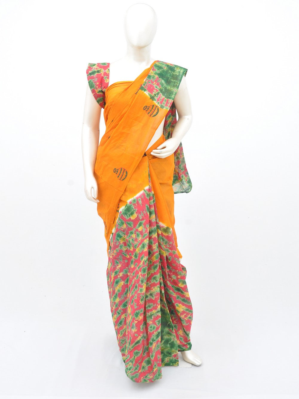 Batik Pure Cotton Saree [D30227049]