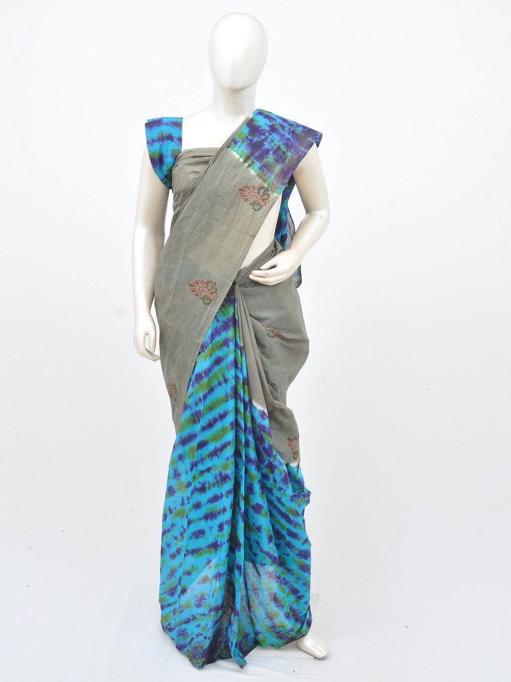 Batik Pure Cotton Saree [D30227052]