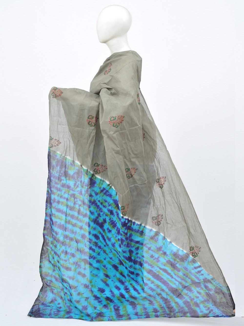 Batik Pure Cotton Saree [D30227052]