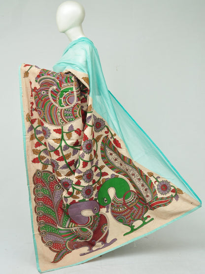 Chanderi Cotton-Silk Kalamkari Design Sarees [D801100100]