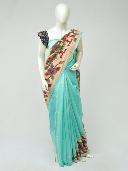 Chanderi Cotton-Silk Kalamkari Design Sarees [D801100100]
