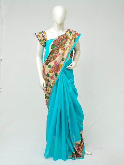 Chanderi Cotton-Silk Kalamkari Design Sarees [D801100101]